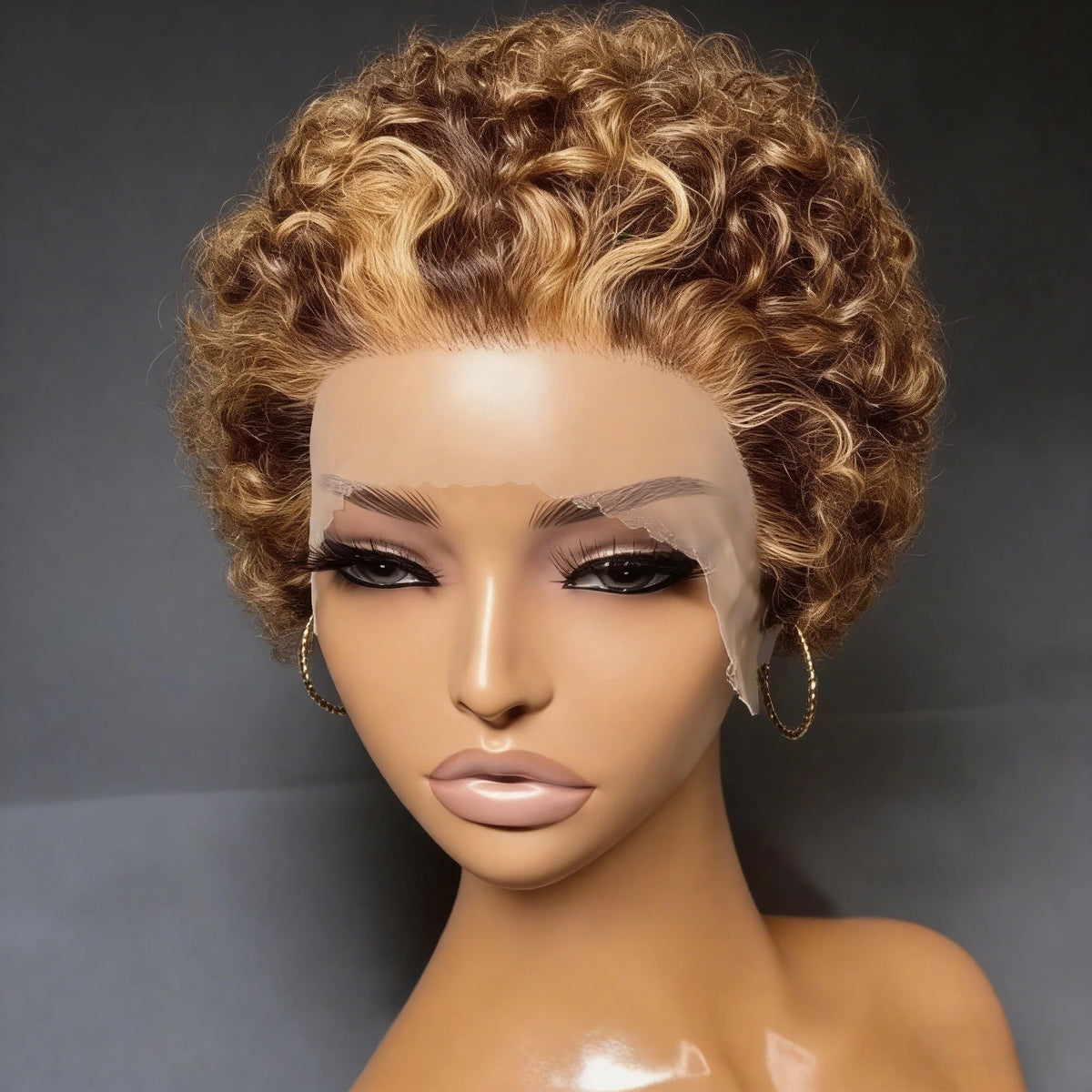 Burgundy Honey Colored Wigs