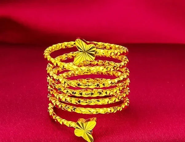 Heart Ring Pure Gold,