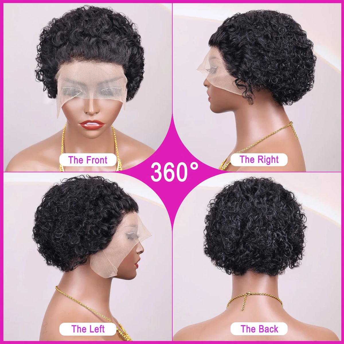 Pixie Cut Wigs Human Hair
