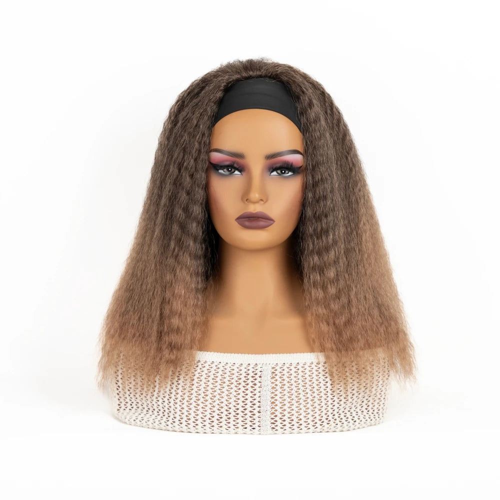 Short Kinky Straight Wig