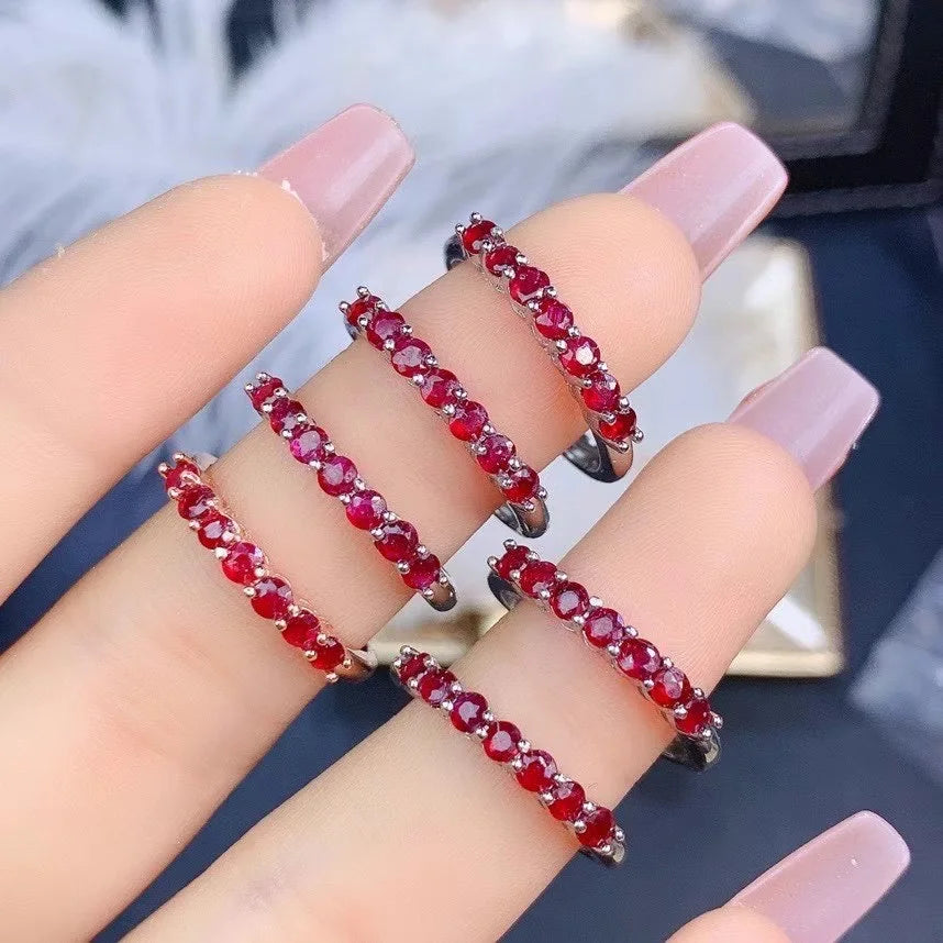 Jewelry 100% Real Ruby Ring