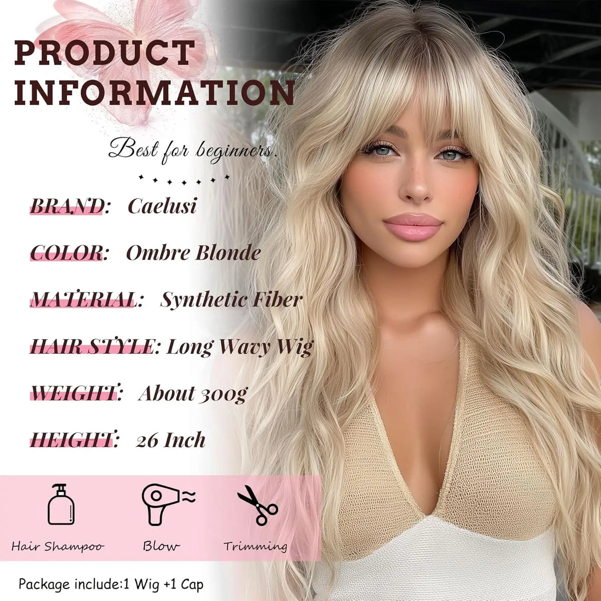 Ombre Blonde Wig