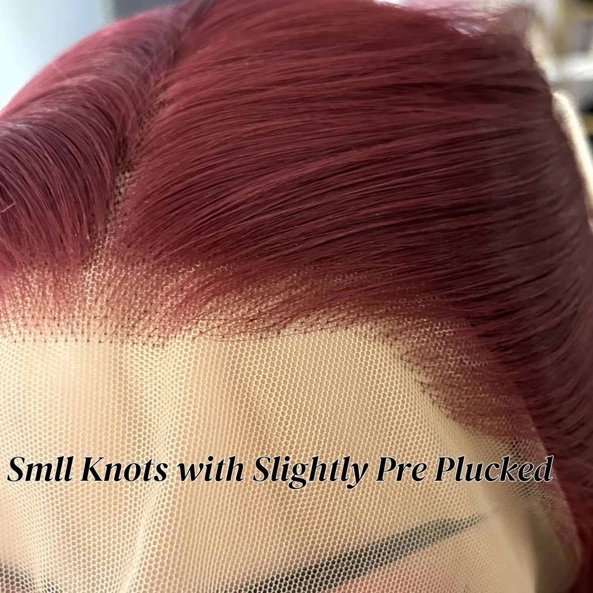 Burgundy Long Silky Straight Wig
