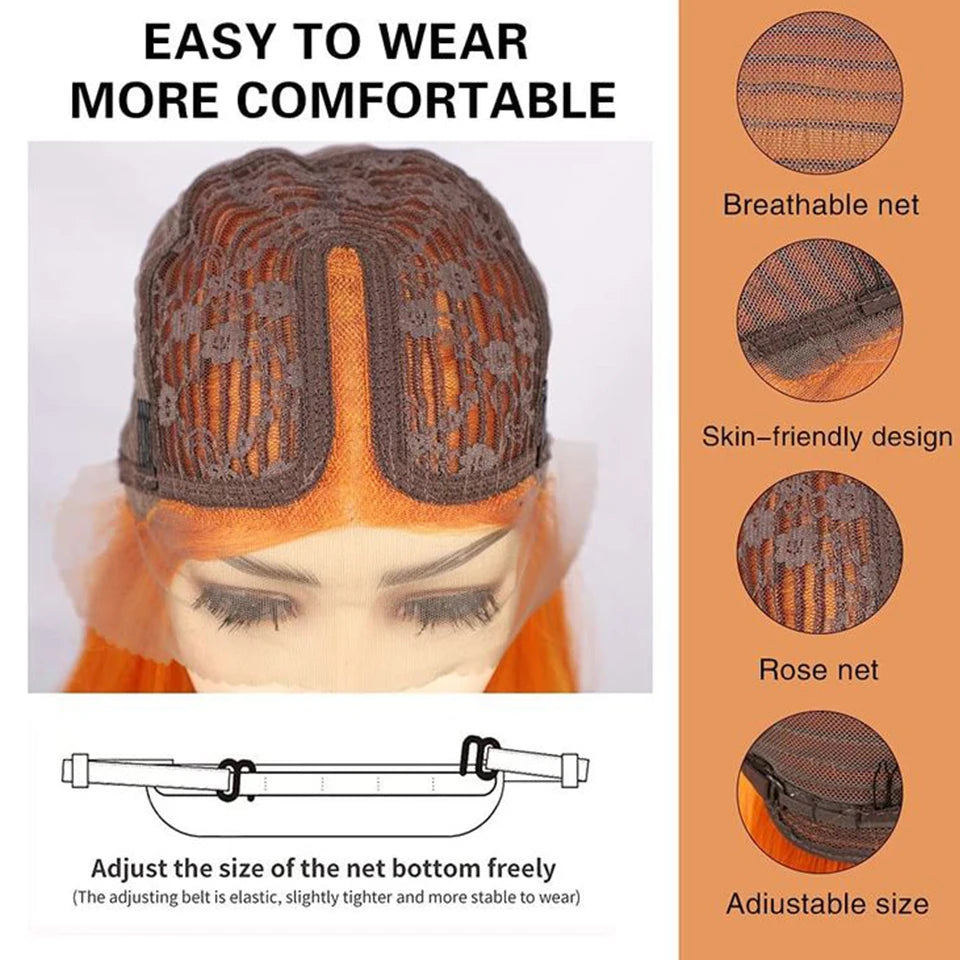 Ginger Orange Wig For
