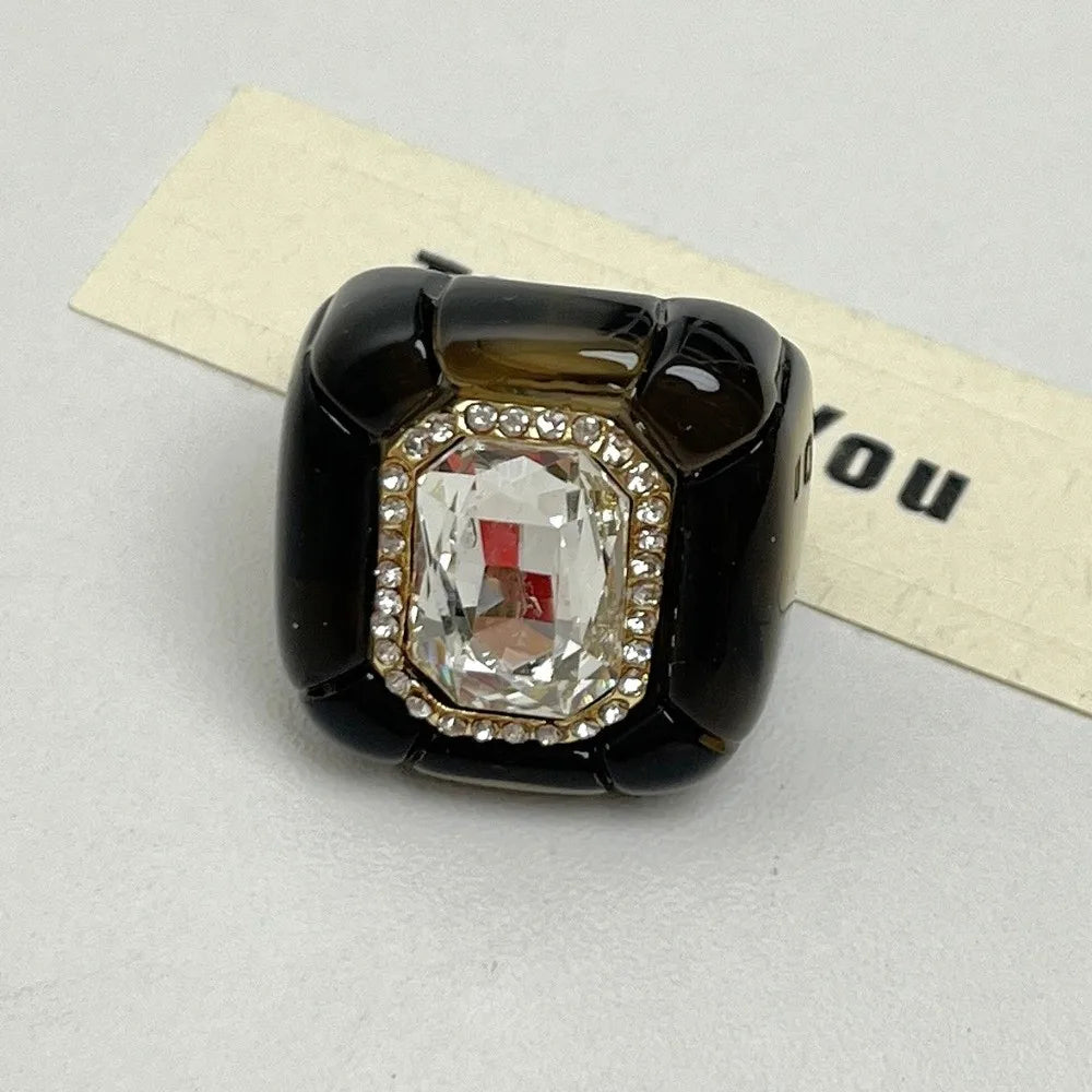 New Colorful Rhinestones Ring