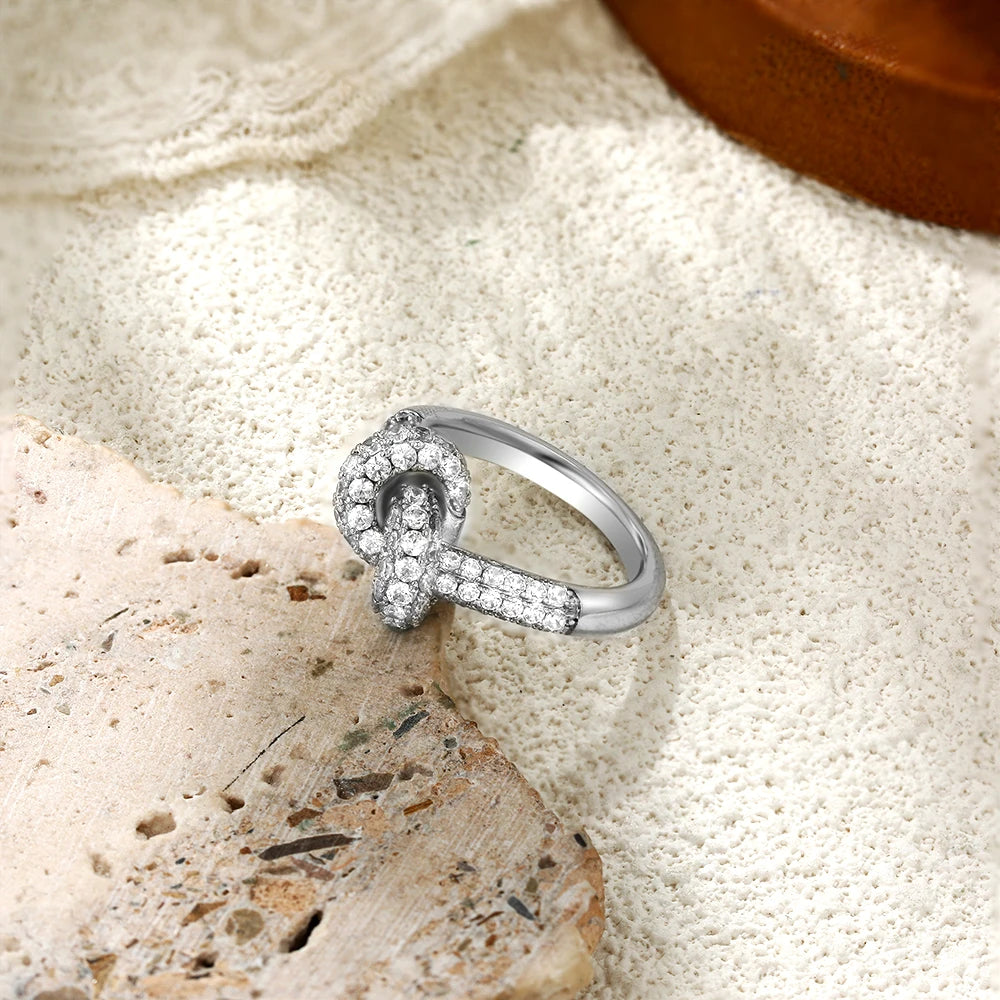 Colored Zircon  Intersection Ring Classic