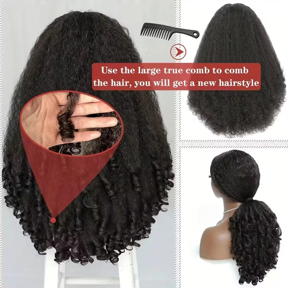Kinky Straight Burmese Wig
