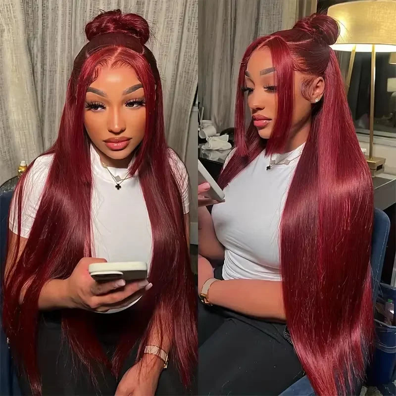 Burgundy  Hair Wig