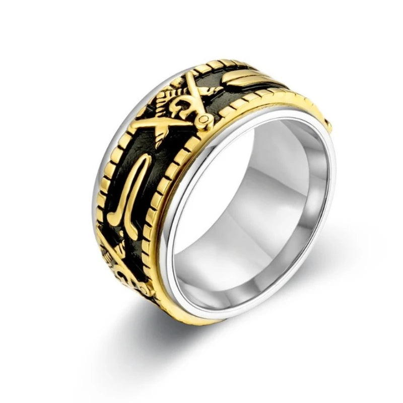 Freemasonry Geometric Rings