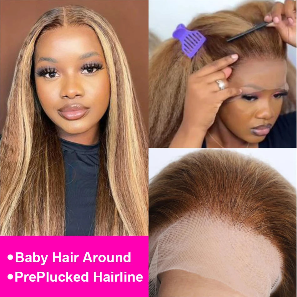 Kinky Straight Wig 200%