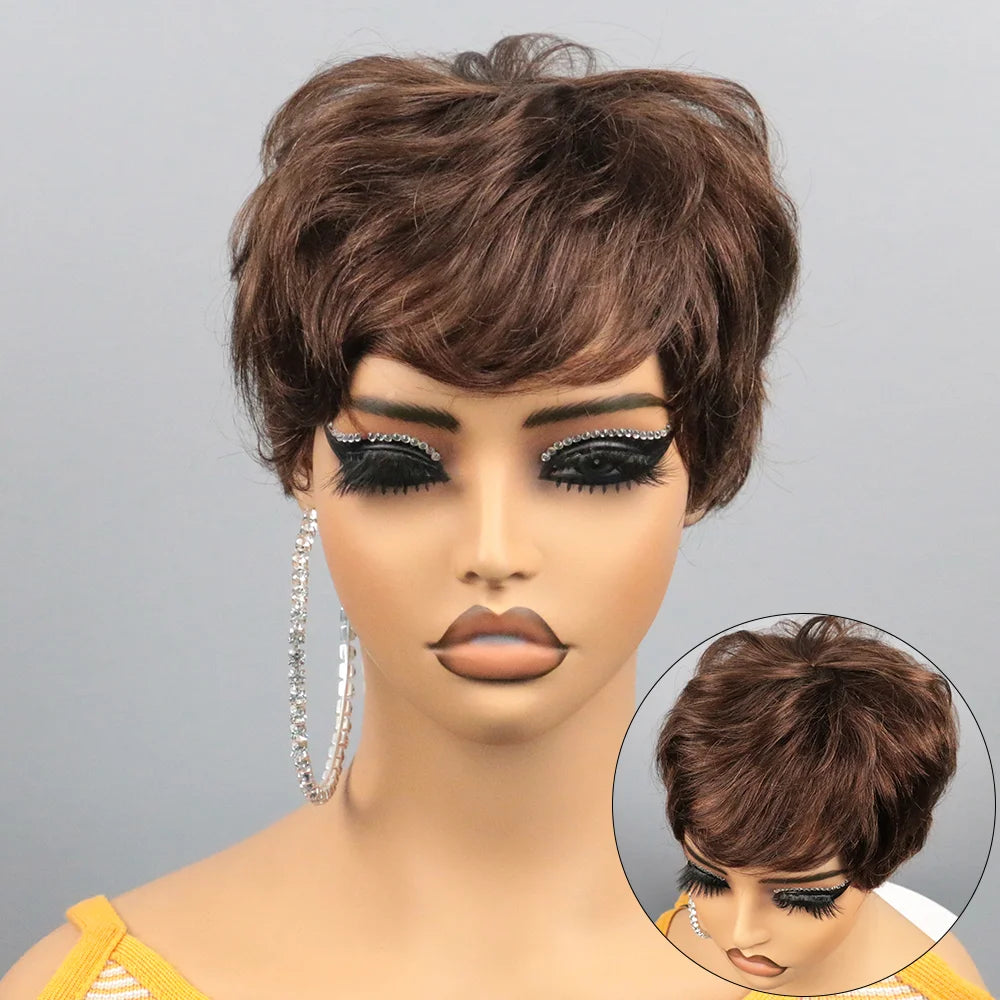 Short Human Hair Wigs
