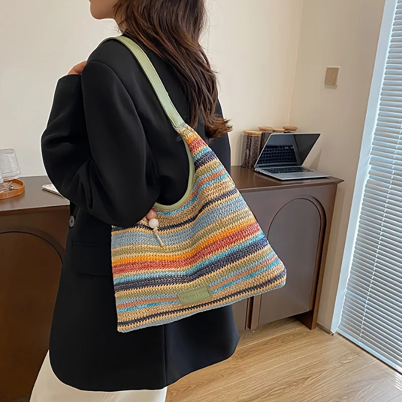 Bohemian Multicolored Striped