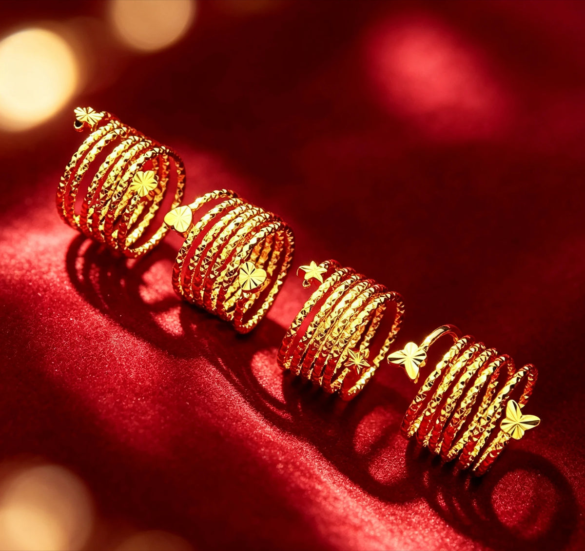 Heart Ring Pure Gold,