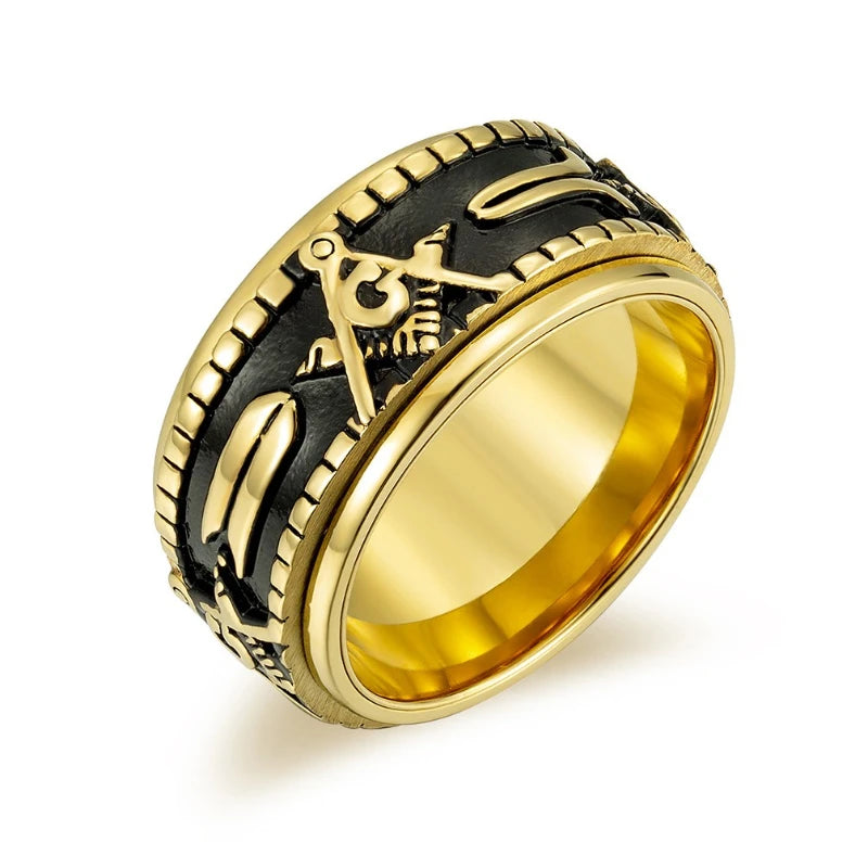 Freemasonry Geometric Rings