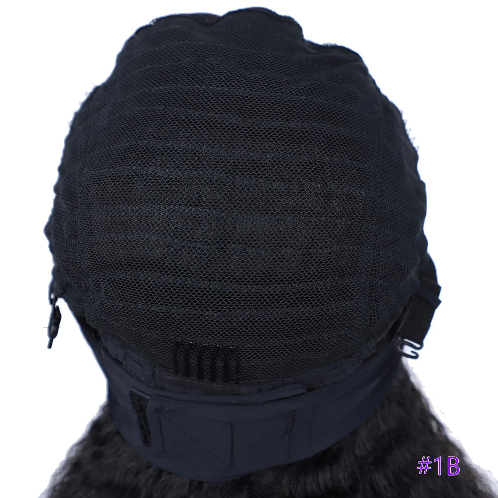 Short Kinky Straight Wig