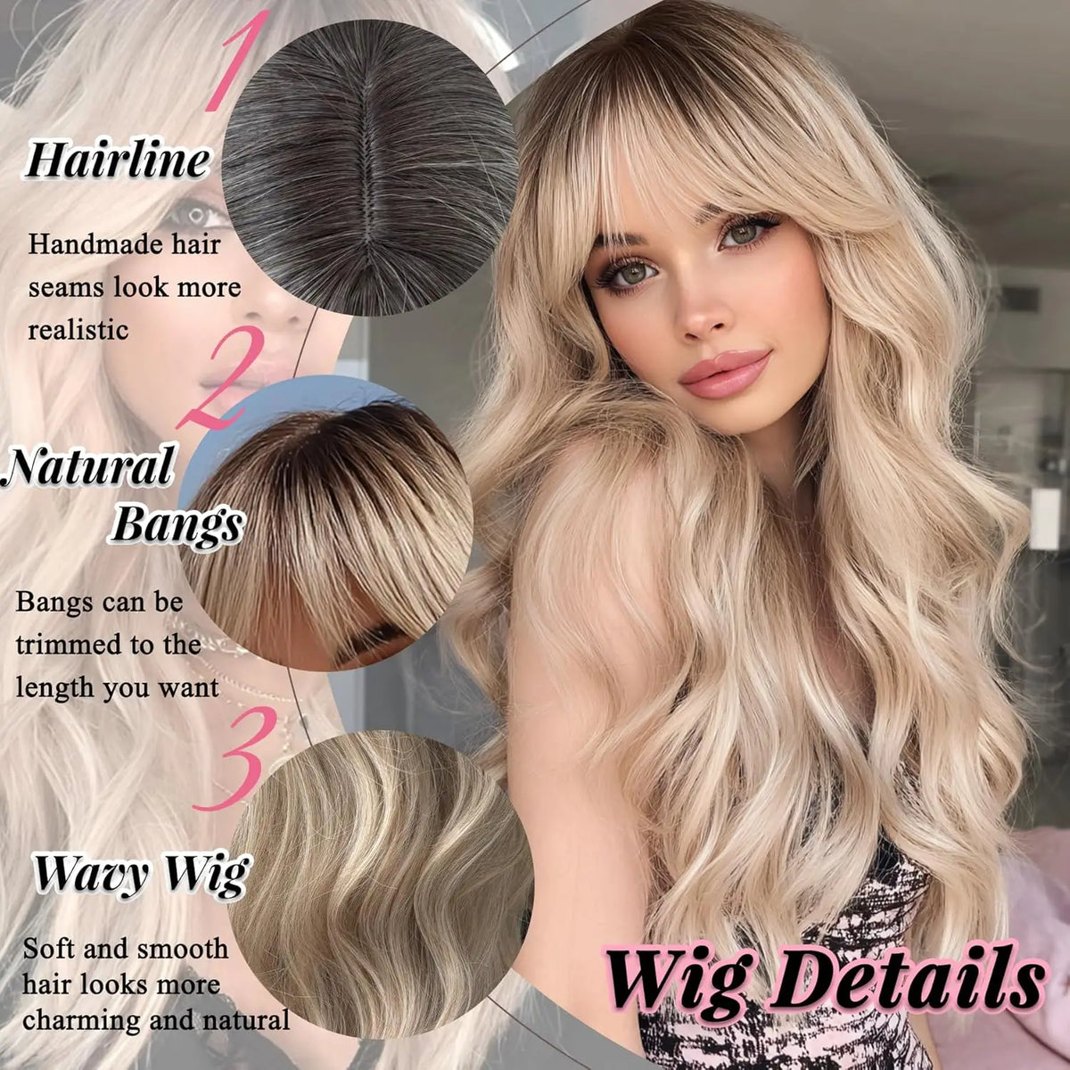 Ombre Blonde Wig
