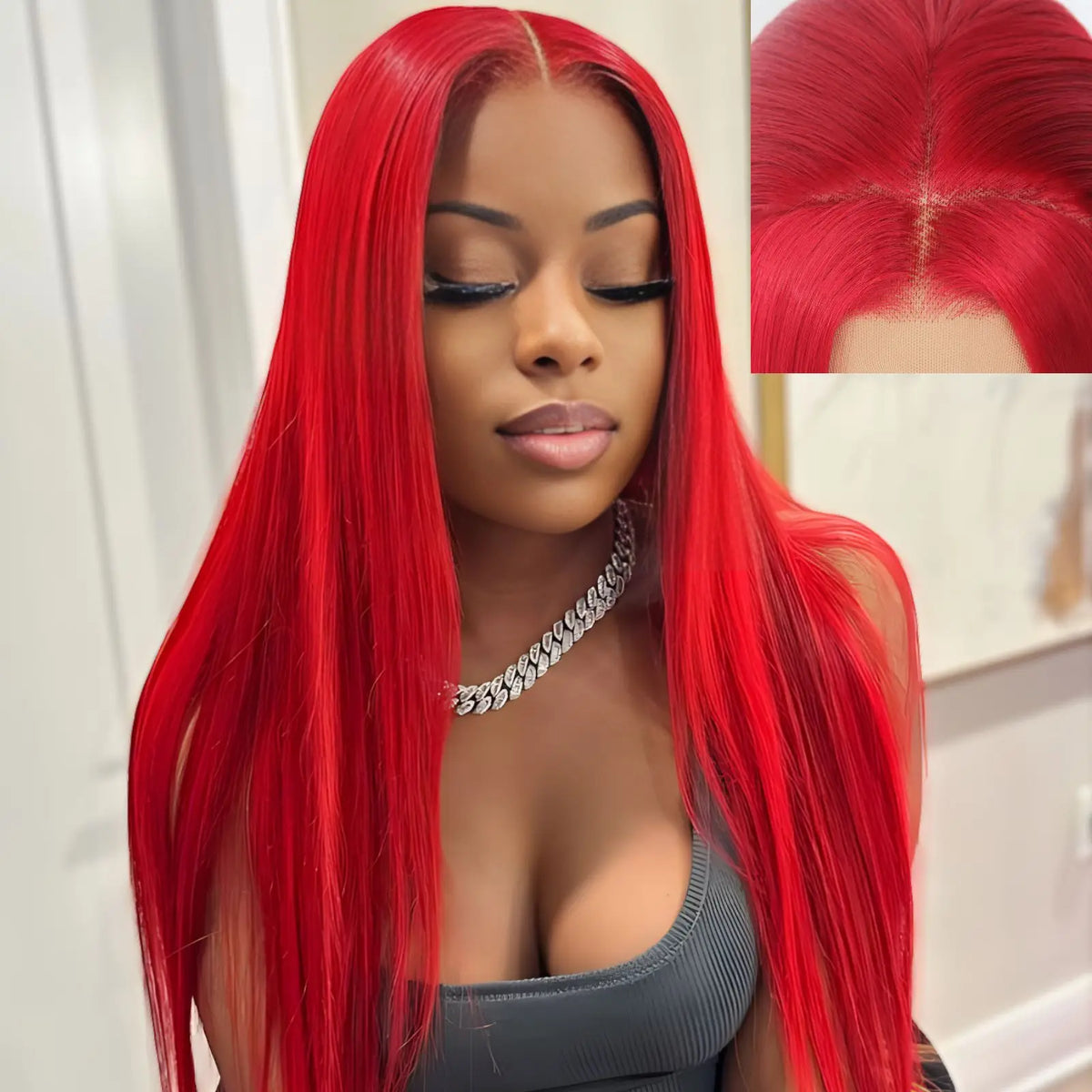 Burgundy Red Wig