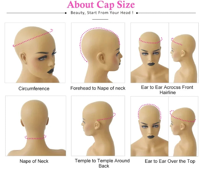 Ombre Brown Glueless Wigs