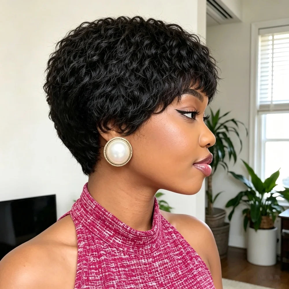 Human Hair Short