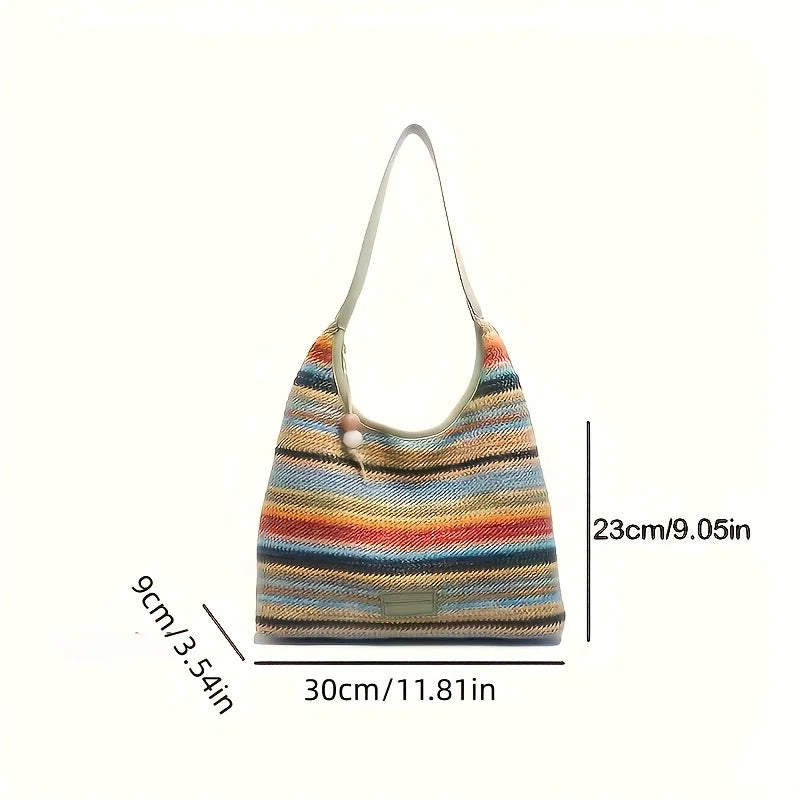 Bohemian Multicolored Striped