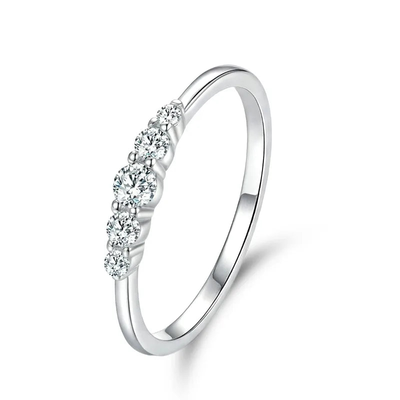 Round Zircon Ring