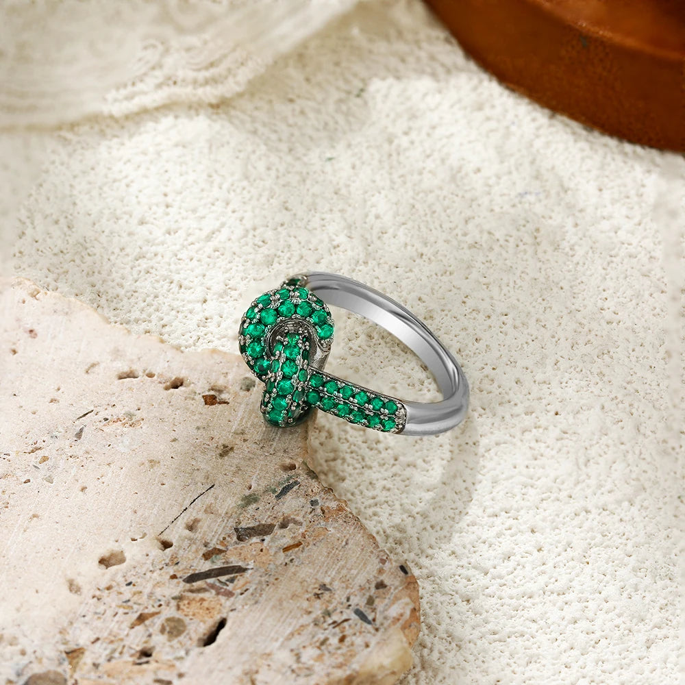 Colored Zircon  Intersection Ring Classic