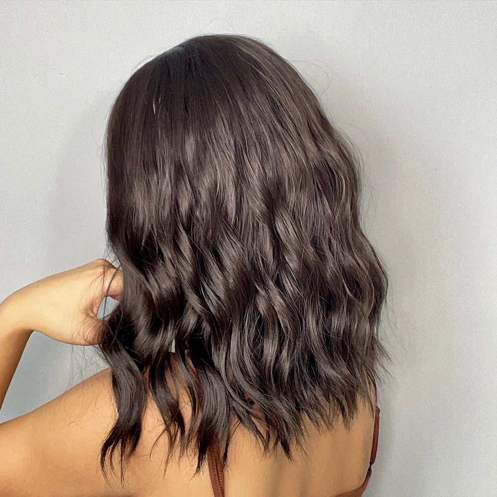 Short Wavy Bob Wigs