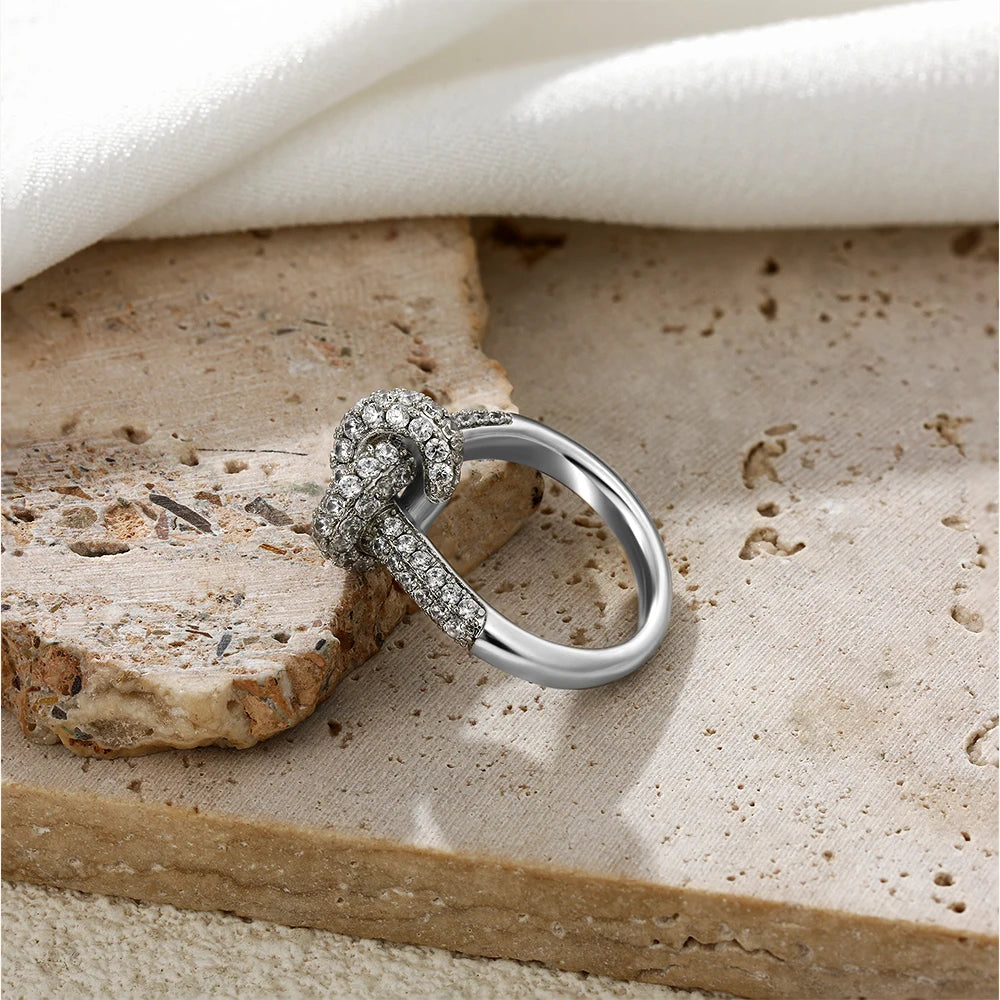 Colored Zircon  Intersection Ring Classic