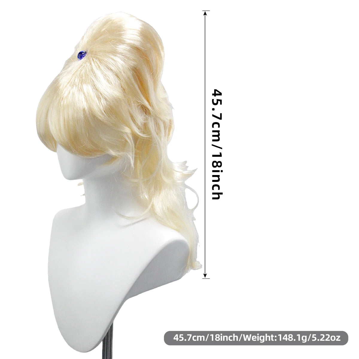 Blonde Beehive Wavy Wig