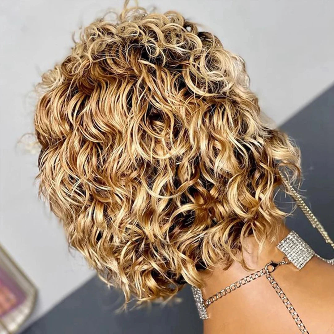 Burgundy  Honey Colored Wigs