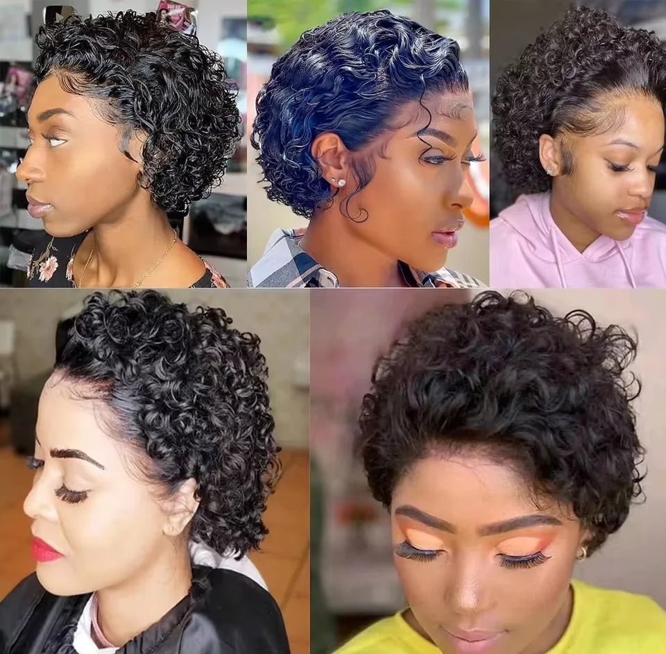 Pixie Cut Wigs Human Hair