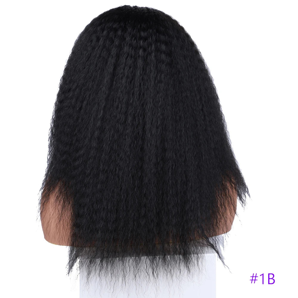 Short Kinky Straight Wig