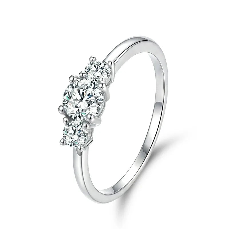 Round Zircon Ring