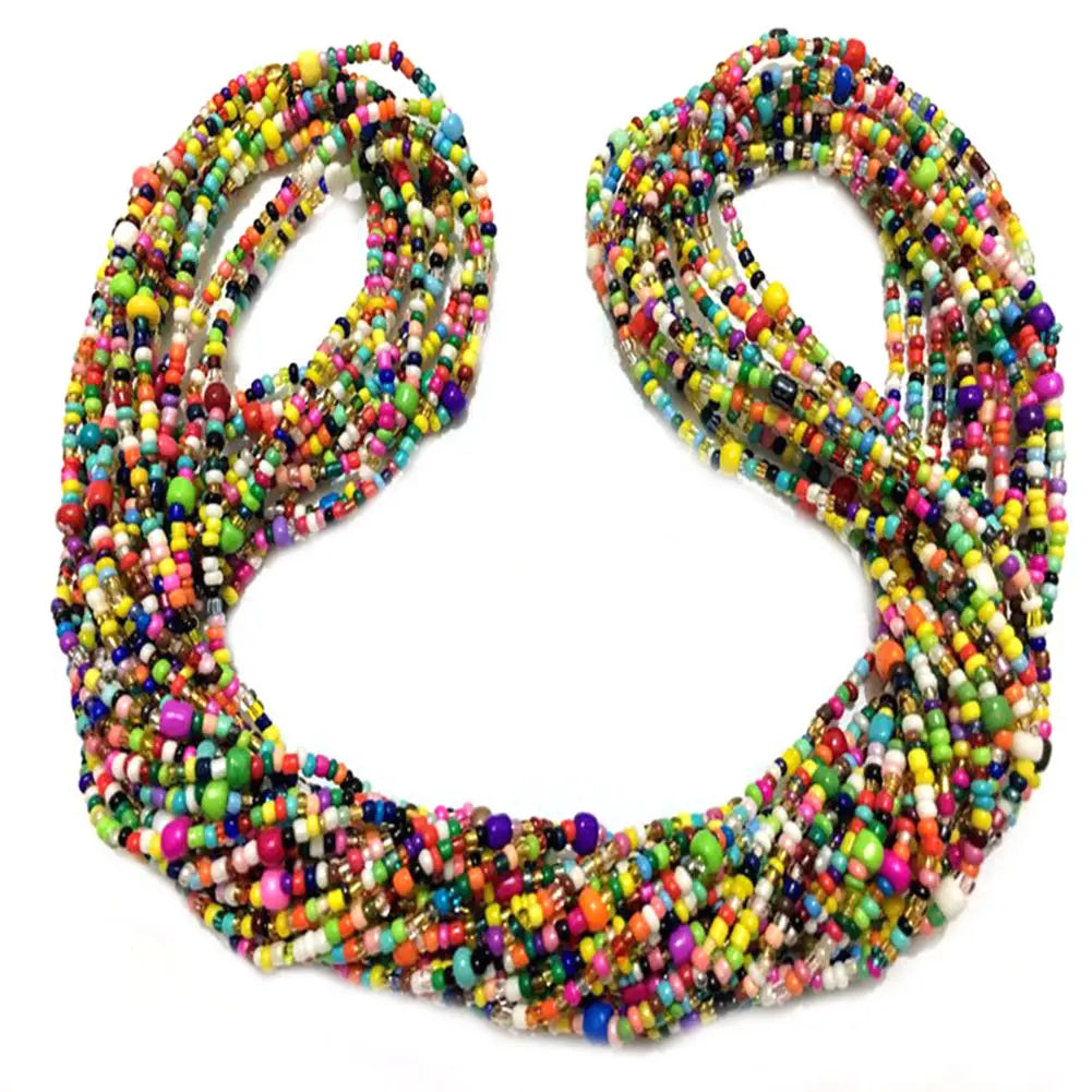 Women Layered Beaded Belly Chain