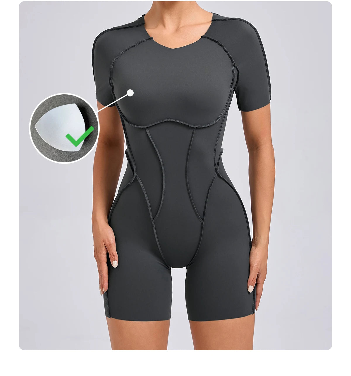 Short Jumpsuit Gym Clothe