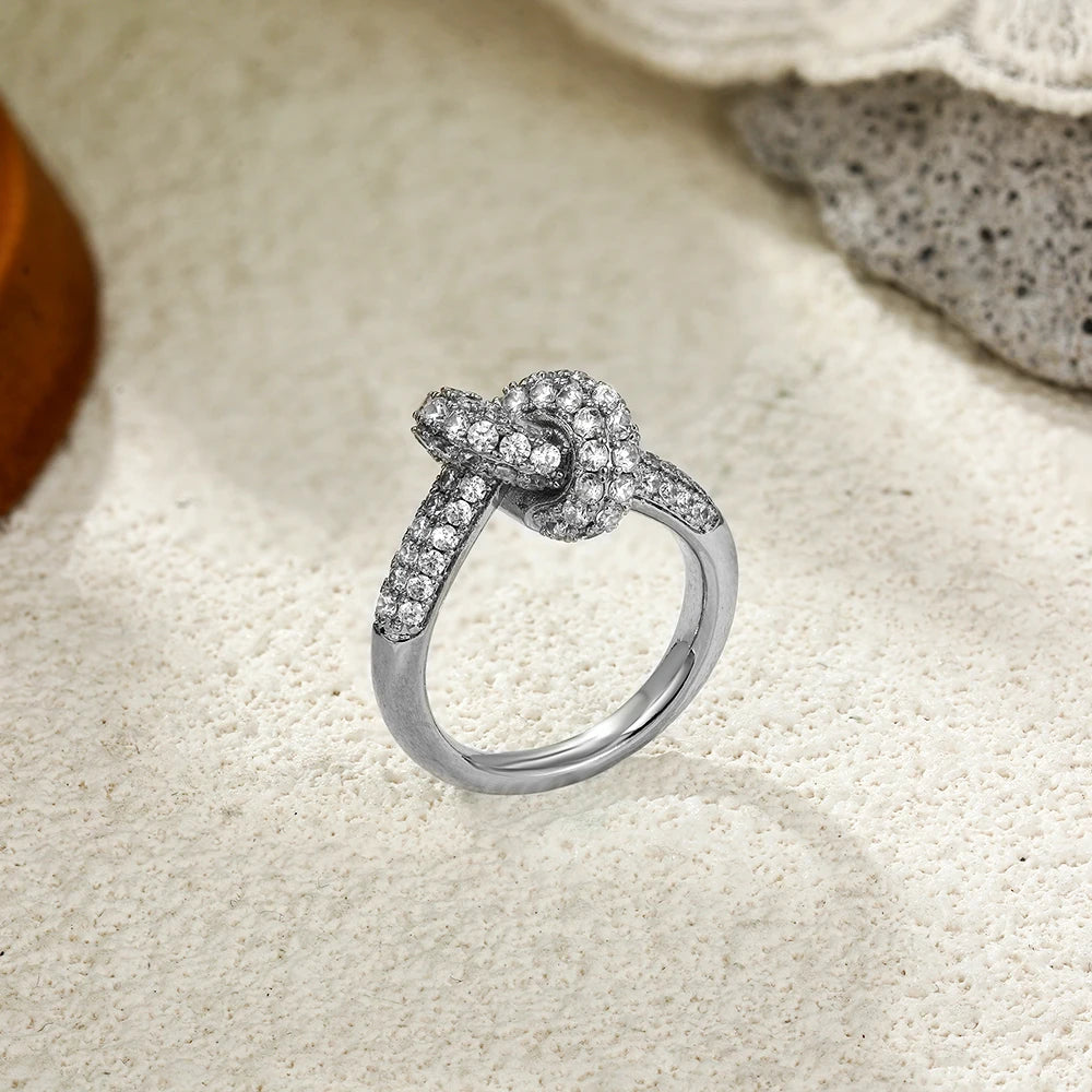 Colored Zircon  Intersection Ring Classic