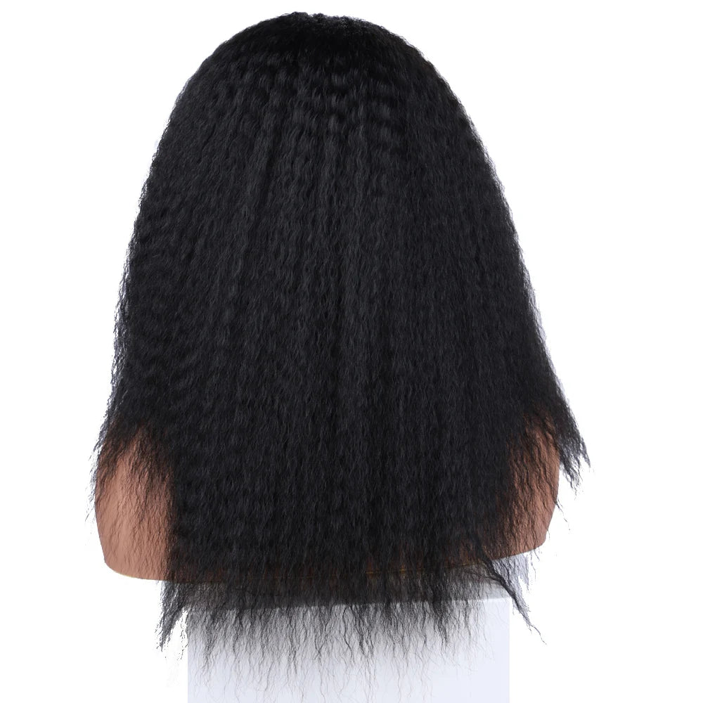 Short Kinky Straight Wig