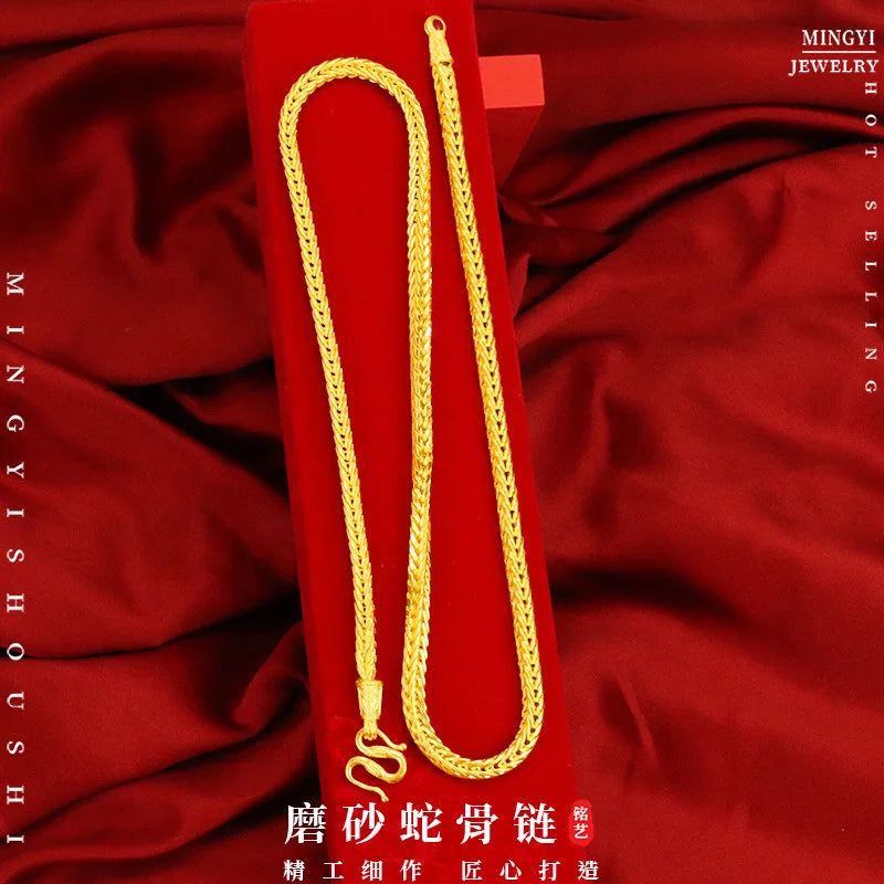 Luxury 24K 9999 Pure Gold real gold