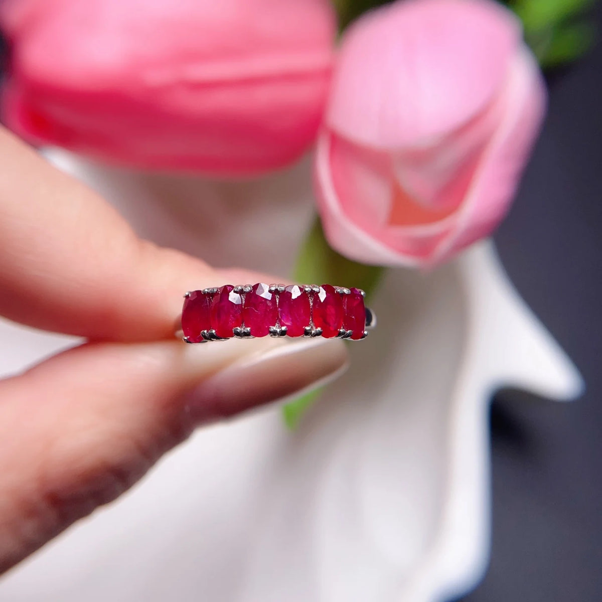 Real Ruby Ring