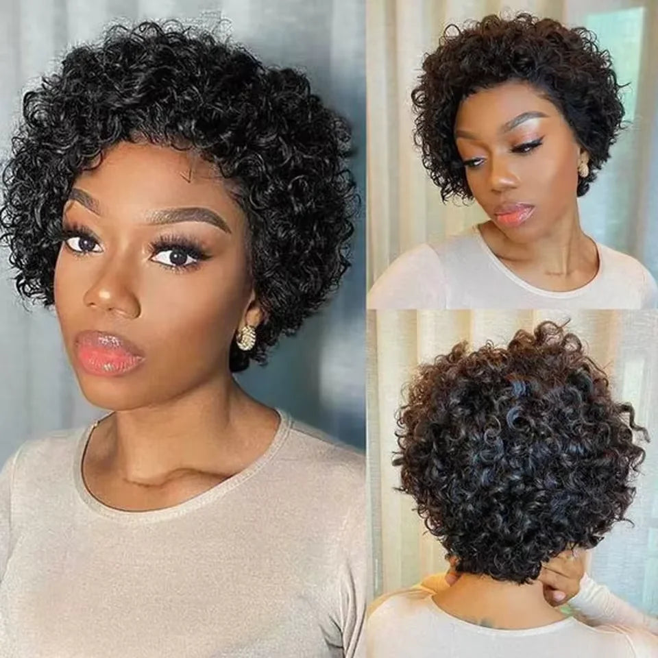 Pixie Cut Wigs Human Hair