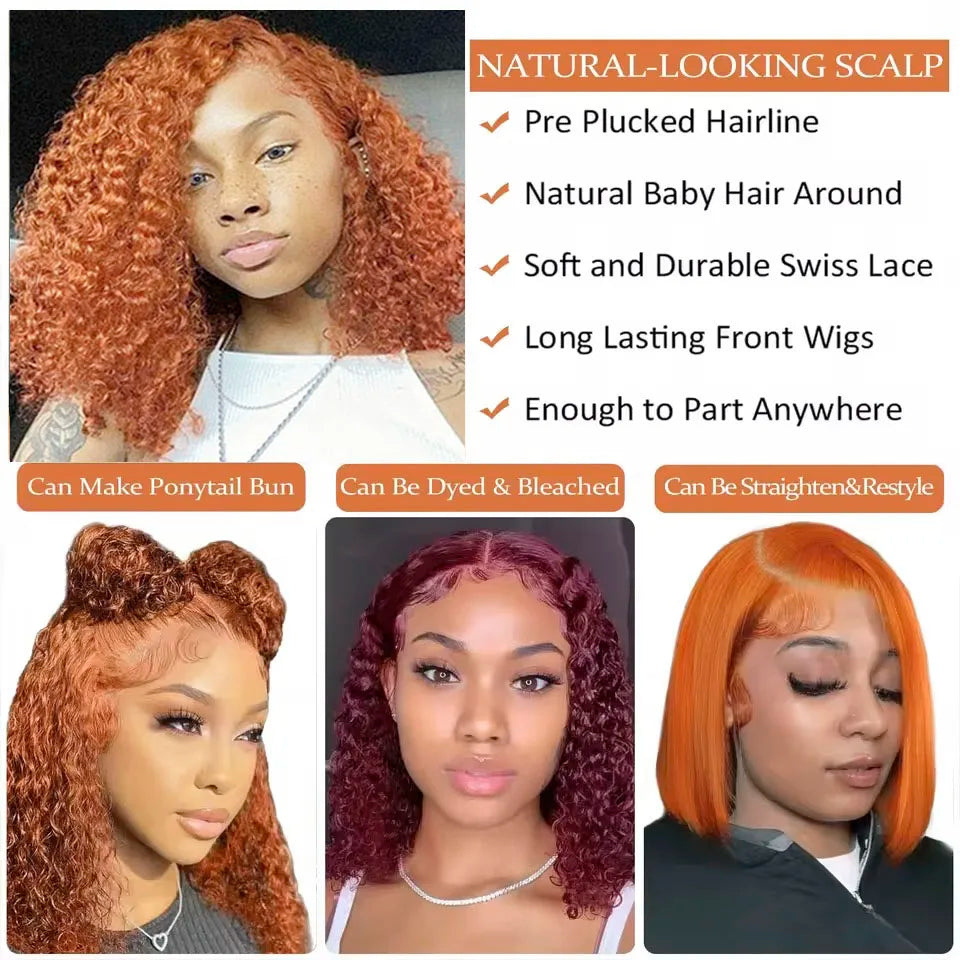Ginger Orange Hair  Wig