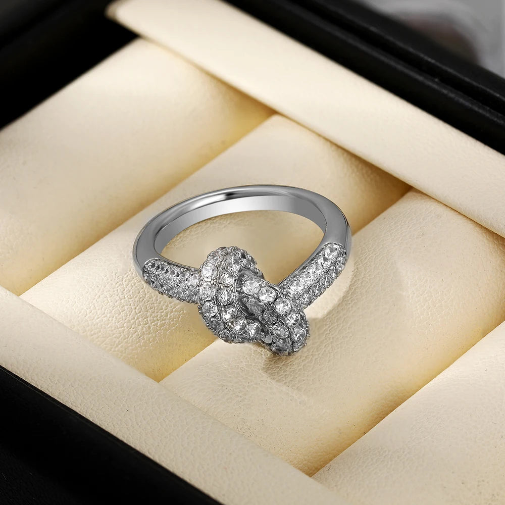 Colored Zircon  Intersection Ring Classic