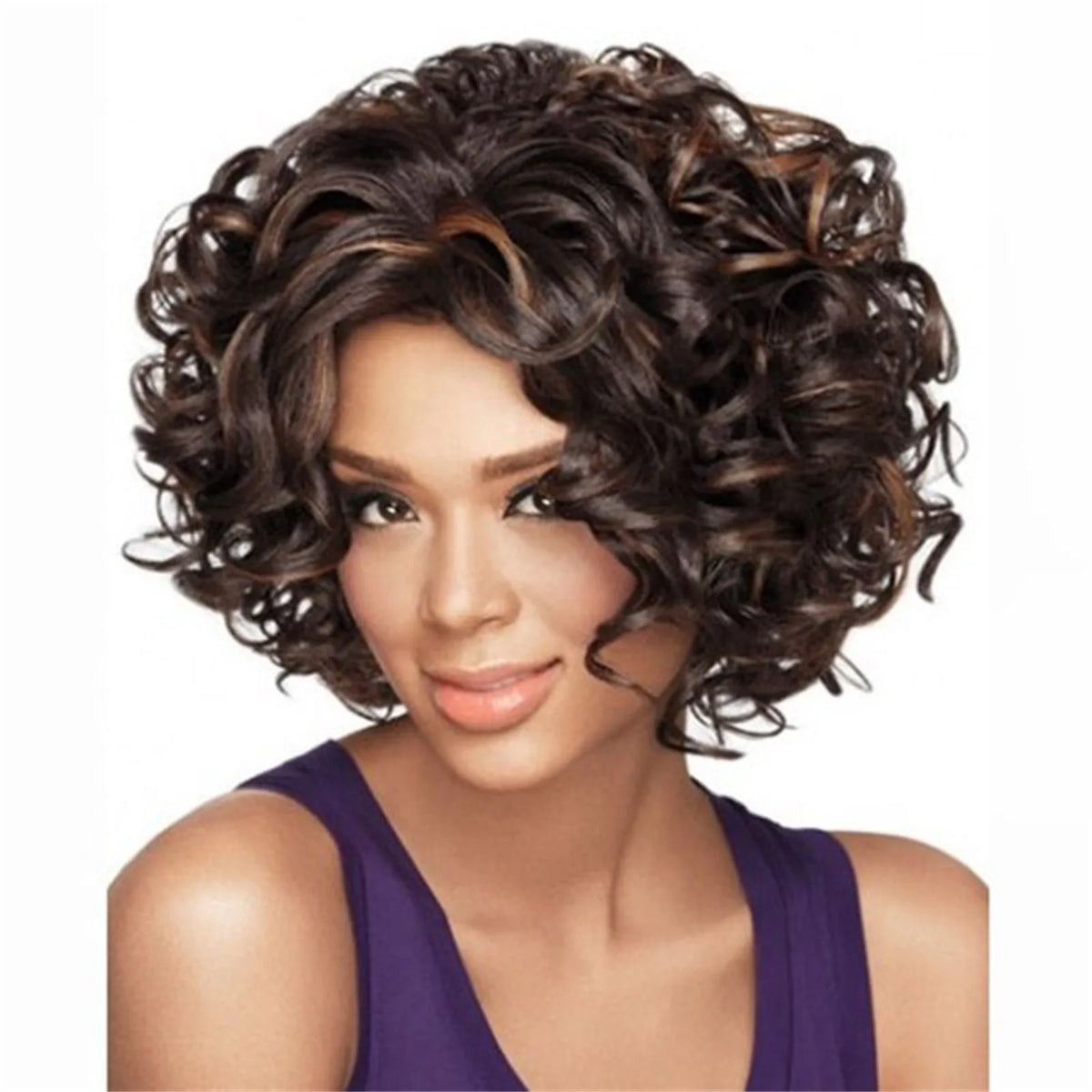 Short Curly Human Hair Wig