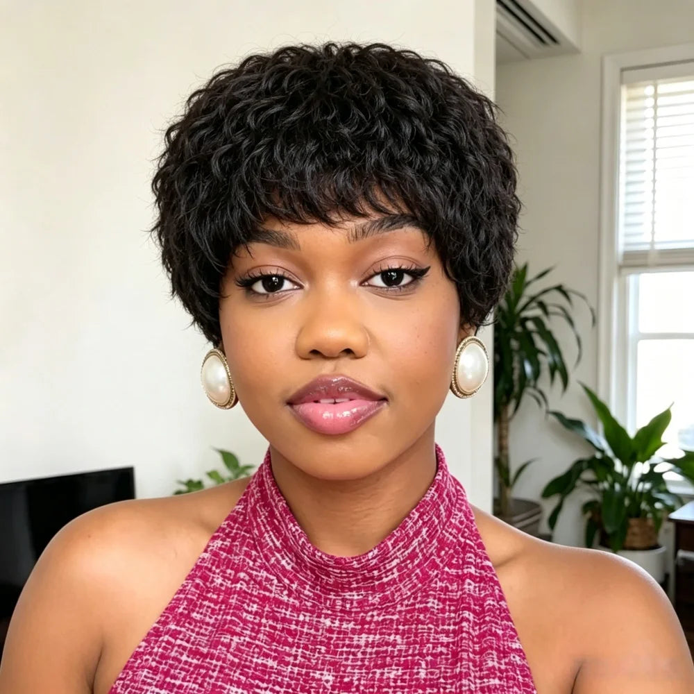 Human Hair Short