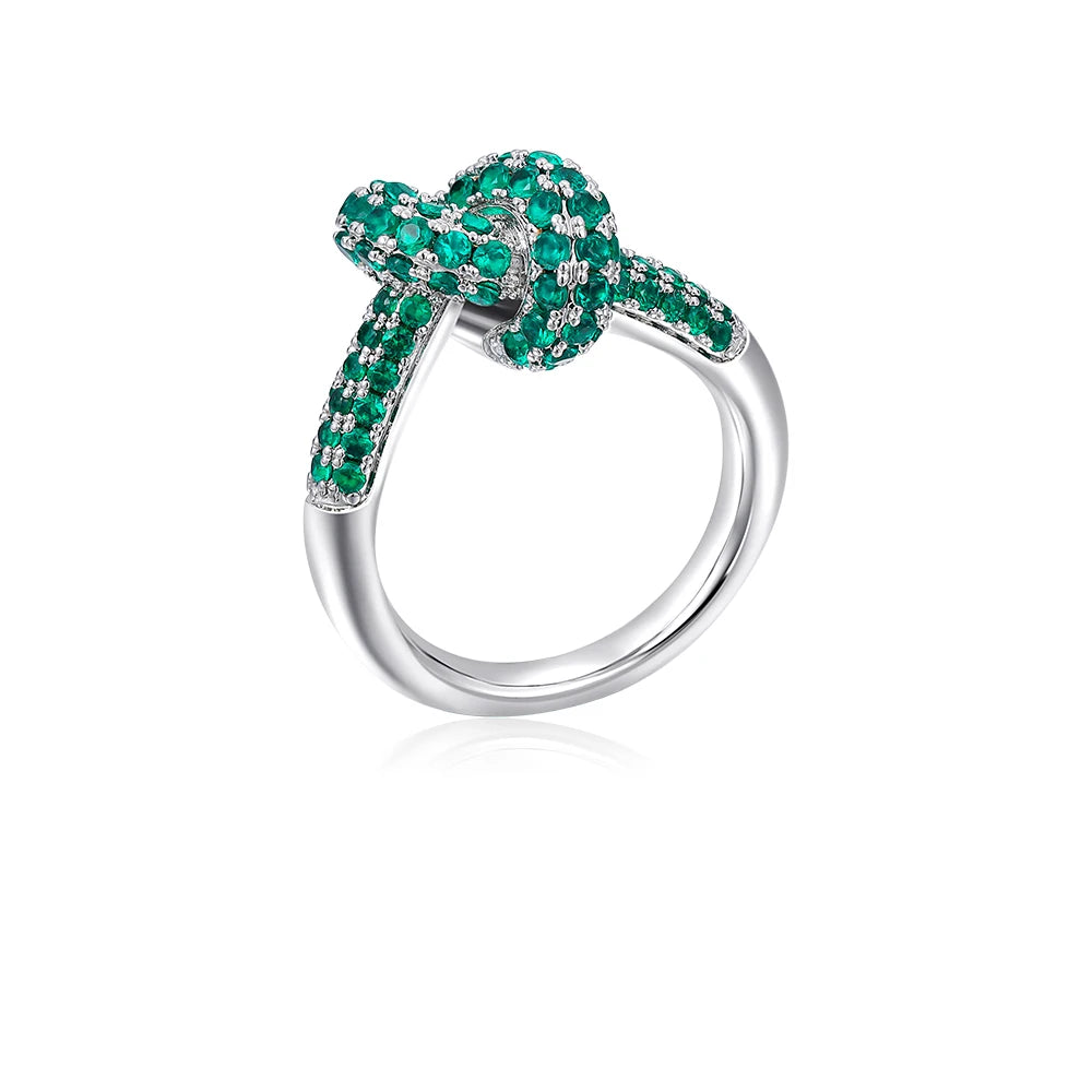Colored Zircon  Intersection Ring Classic