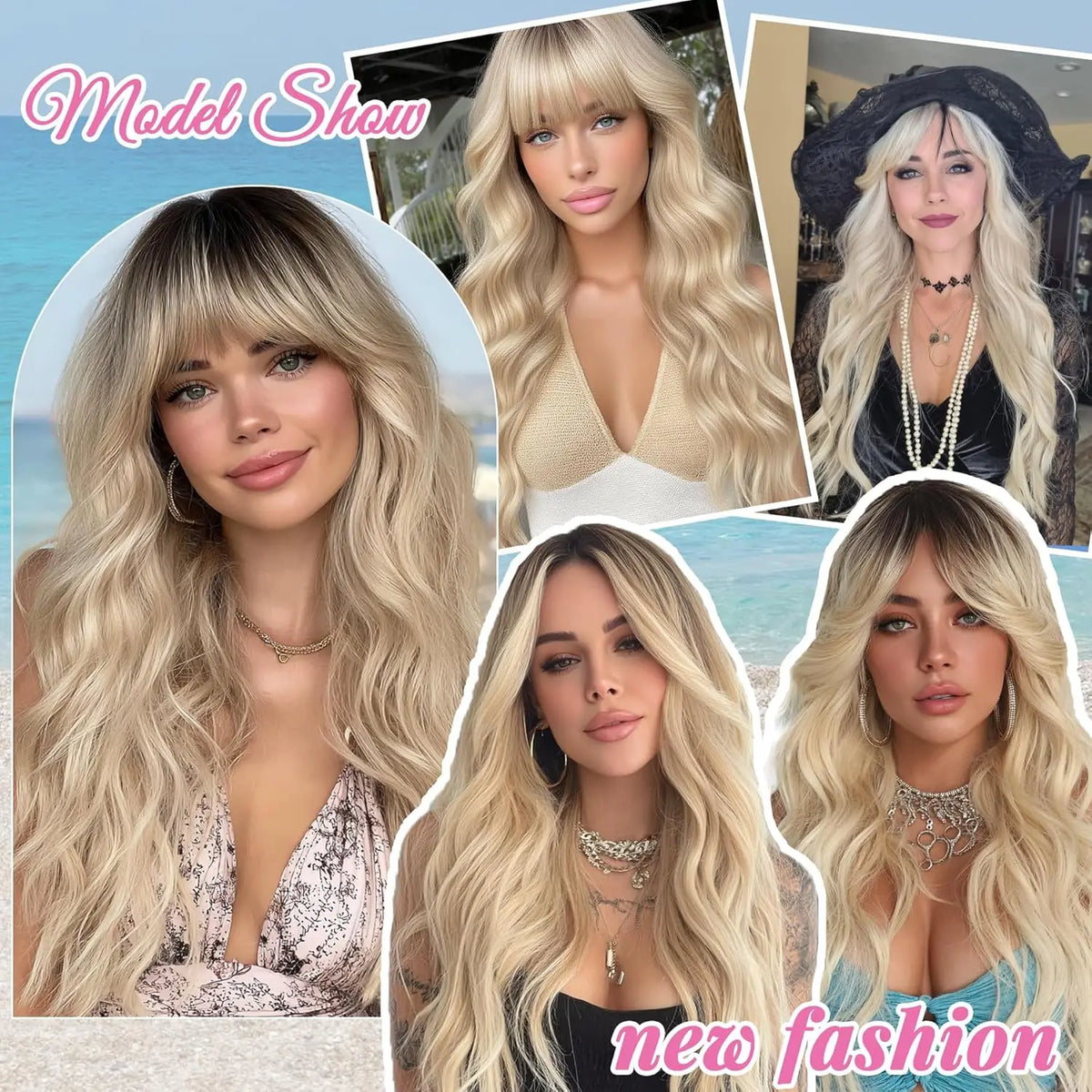 Ombre Blonde Wig