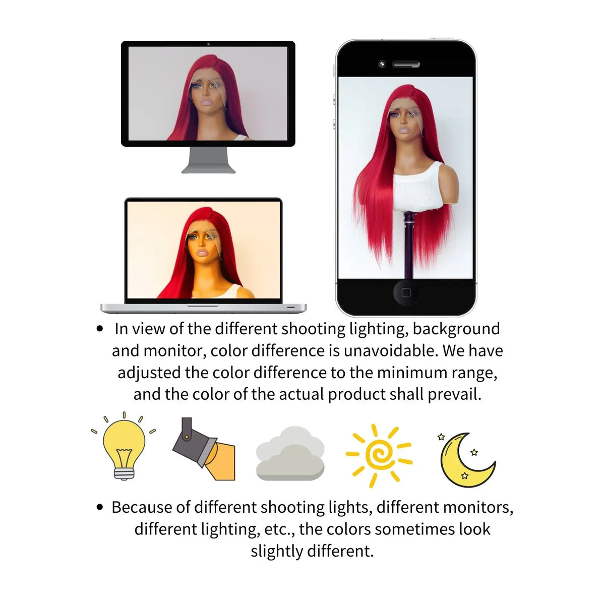 Burgundy Red Wig