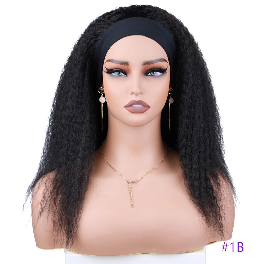 Short Kinky Straight Wig