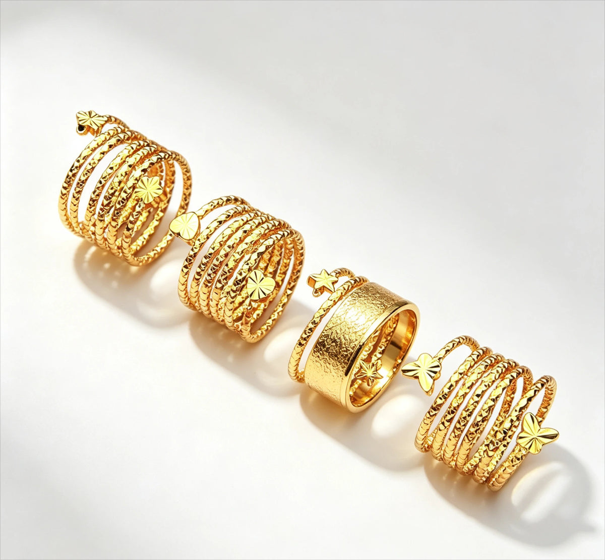 Heart Ring Pure Gold,
