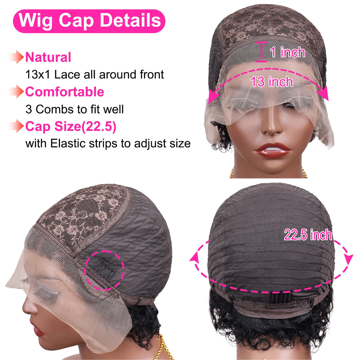 Pixie Cut Wigs Human Hair
